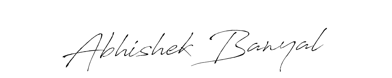 Use a signature maker to create a handwritten signature online. With this signature software, you can design (Antro_Vectra) your own signature for name Abhishek Banyal. Abhishek Banyal signature style 6 images and pictures png