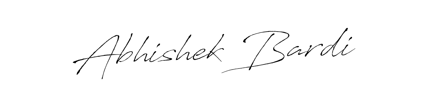 Make a beautiful signature design for name Abhishek Bardi. With this signature (Antro_Vectra) style, you can create a handwritten signature for free. Abhishek Bardi signature style 6 images and pictures png
