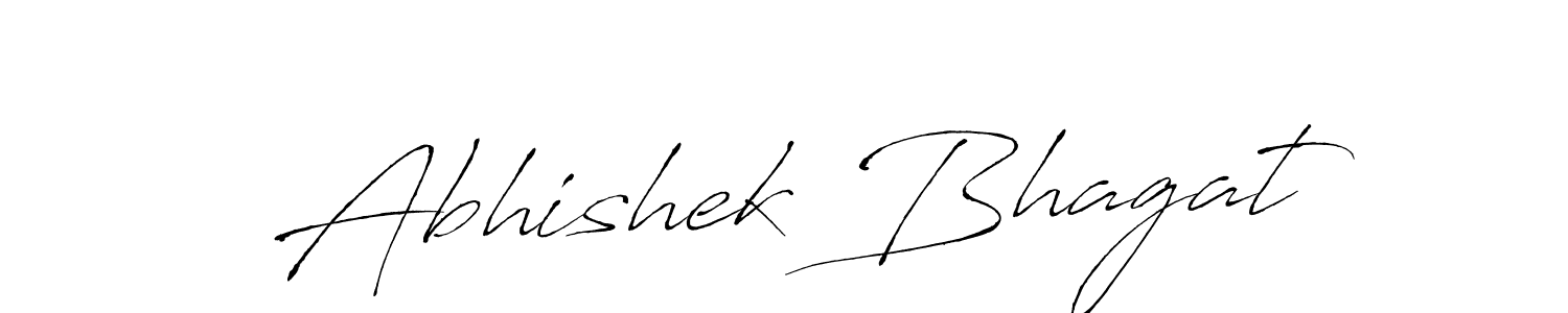 Create a beautiful signature design for name Abhishek Bhagat. With this signature (Antro_Vectra) fonts, you can make a handwritten signature for free. Abhishek Bhagat signature style 6 images and pictures png