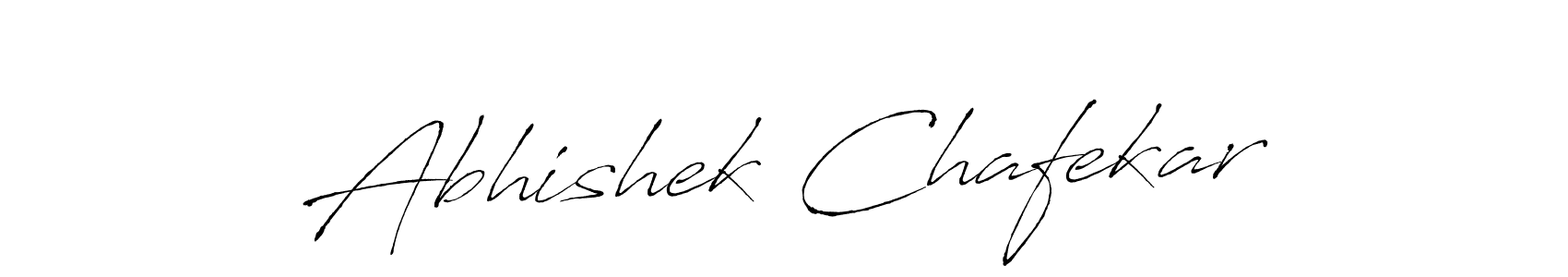 Make a beautiful signature design for name Abhishek Chafekar. With this signature (Antro_Vectra) style, you can create a handwritten signature for free. Abhishek Chafekar signature style 6 images and pictures png