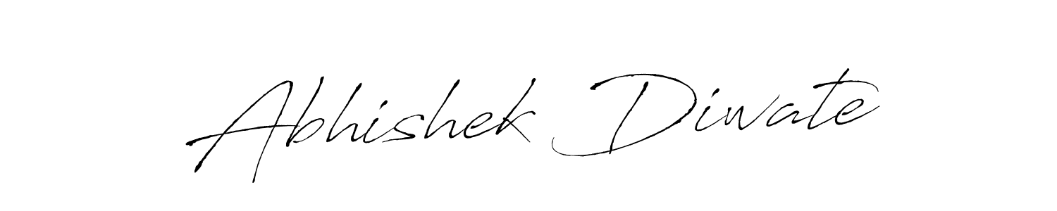 Antro_Vectra is a professional signature style that is perfect for those who want to add a touch of class to their signature. It is also a great choice for those who want to make their signature more unique. Get Abhishek Diwate name to fancy signature for free. Abhishek Diwate signature style 6 images and pictures png