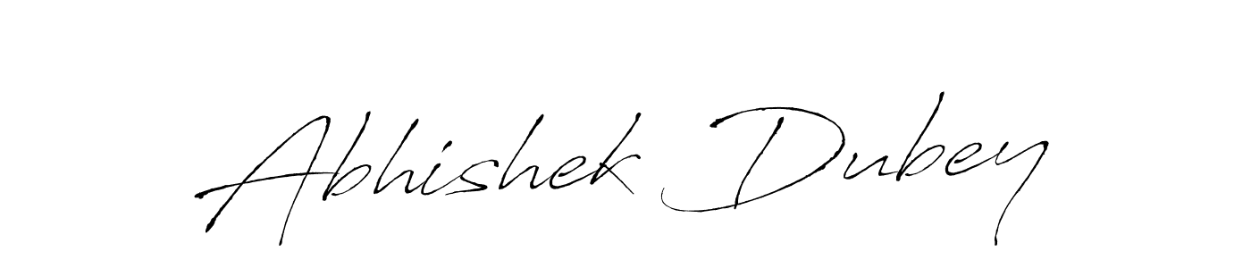 The best way (Antro_Vectra) to make a short signature is to pick only two or three words in your name. The name Abhishek Dubey include a total of six letters. For converting this name. Abhishek Dubey signature style 6 images and pictures png