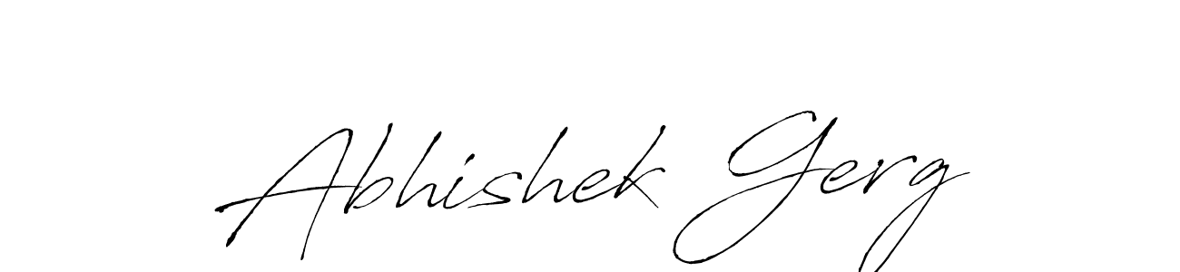 Create a beautiful signature design for name Abhishek Gerg. With this signature (Antro_Vectra) fonts, you can make a handwritten signature for free. Abhishek Gerg signature style 6 images and pictures png