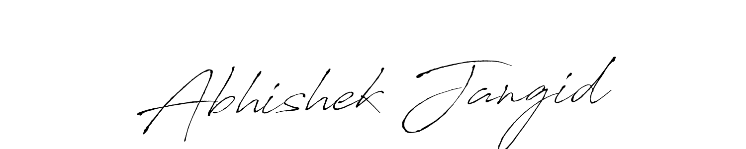 You should practise on your own different ways (Antro_Vectra) to write your name (Abhishek Jangid) in signature. don't let someone else do it for you. Abhishek Jangid signature style 6 images and pictures png