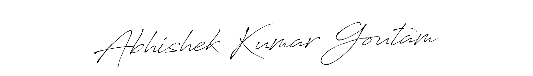 The best way (Antro_Vectra) to make a short signature is to pick only two or three words in your name. The name Abhishek Kumar Goutam include a total of six letters. For converting this name. Abhishek Kumar Goutam signature style 6 images and pictures png