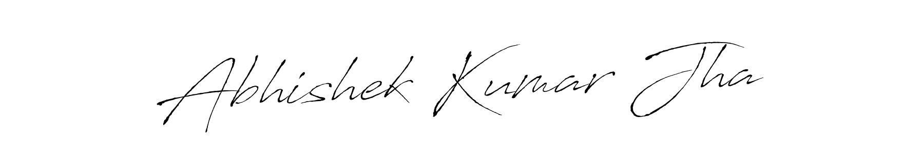 Create a beautiful signature design for name Abhishek Kumar Jha. With this signature (Antro_Vectra) fonts, you can make a handwritten signature for free. Abhishek Kumar Jha signature style 6 images and pictures png