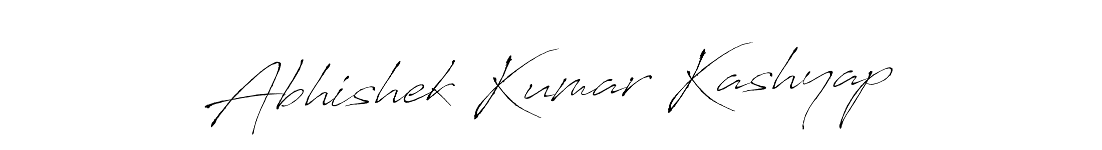 Create a beautiful signature design for name Abhishek Kumar Kashyap. With this signature (Antro_Vectra) fonts, you can make a handwritten signature for free. Abhishek Kumar Kashyap signature style 6 images and pictures png