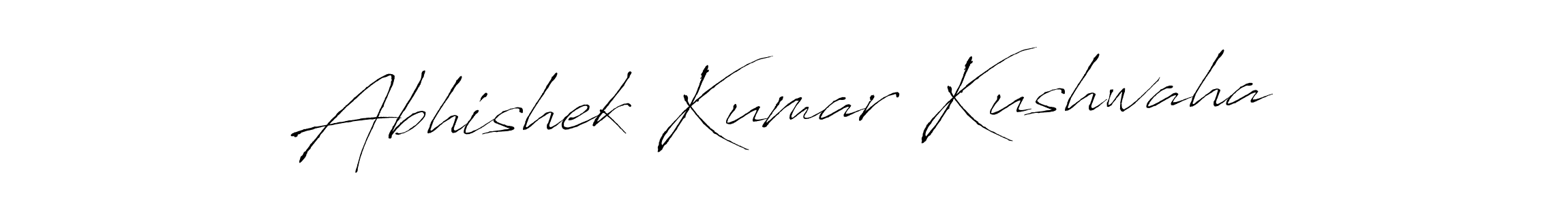 Make a beautiful signature design for name Abhishek Kumar Kushwaha. With this signature (Antro_Vectra) style, you can create a handwritten signature for free. Abhishek Kumar Kushwaha signature style 6 images and pictures png