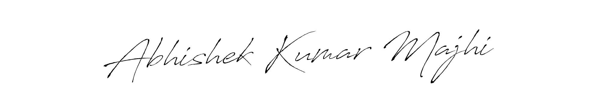 Make a beautiful signature design for name Abhishek Kumar Majhi. With this signature (Antro_Vectra) style, you can create a handwritten signature for free. Abhishek Kumar Majhi signature style 6 images and pictures png