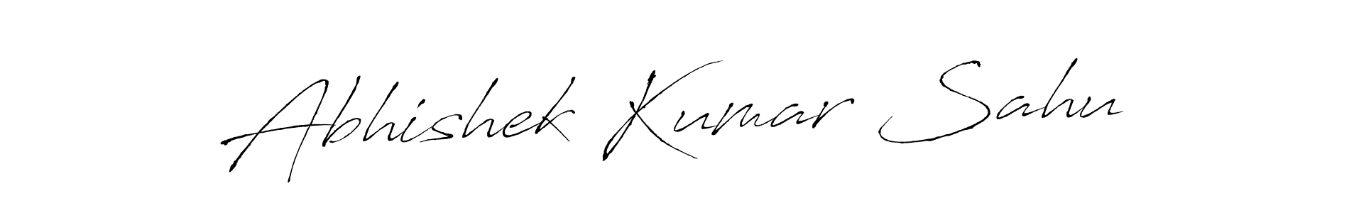 Create a beautiful signature design for name Abhishek Kumar Sahu. With this signature (Antro_Vectra) fonts, you can make a handwritten signature for free. Abhishek Kumar Sahu signature style 6 images and pictures png