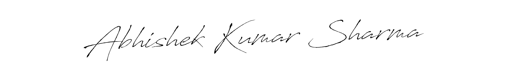 Make a beautiful signature design for name Abhishek Kumar Sharma. With this signature (Antro_Vectra) style, you can create a handwritten signature for free. Abhishek Kumar Sharma signature style 6 images and pictures png