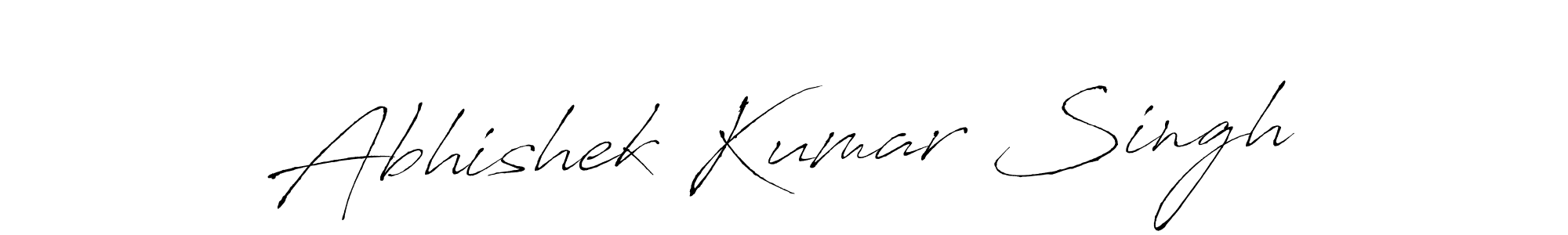 You should practise on your own different ways (Antro_Vectra) to write your name (Abhishek Kumar Singh) in signature. don't let someone else do it for you. Abhishek Kumar Singh signature style 6 images and pictures png