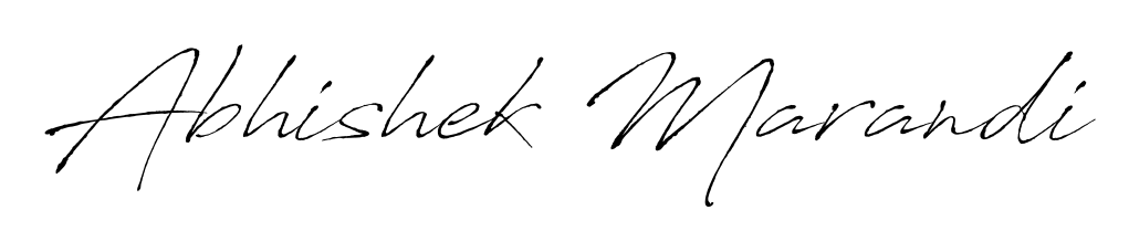 Make a short Abhishek Marandi signature style. Manage your documents anywhere anytime using Antro_Vectra. Create and add eSignatures, submit forms, share and send files easily. Abhishek Marandi signature style 6 images and pictures png