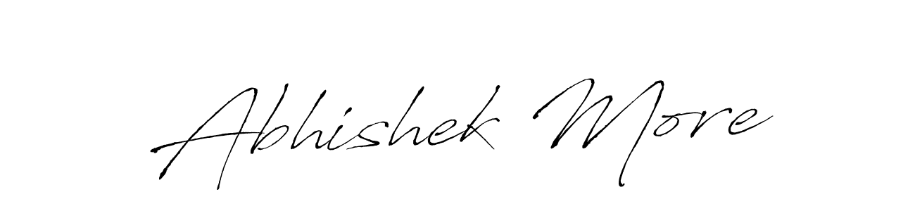 Also we have Abhishek More name is the best signature style. Create professional handwritten signature collection using Antro_Vectra autograph style. Abhishek More signature style 6 images and pictures png