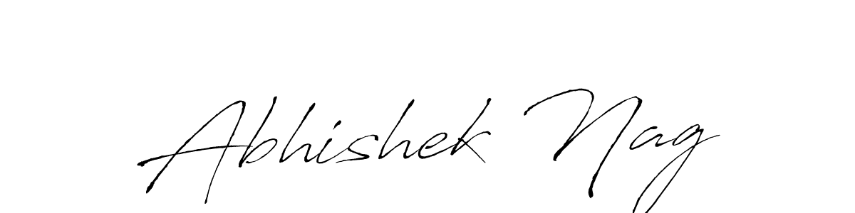 Abhishek Nag stylish signature style. Best Handwritten Sign (Antro_Vectra) for my name. Handwritten Signature Collection Ideas for my name Abhishek Nag. Abhishek Nag signature style 6 images and pictures png