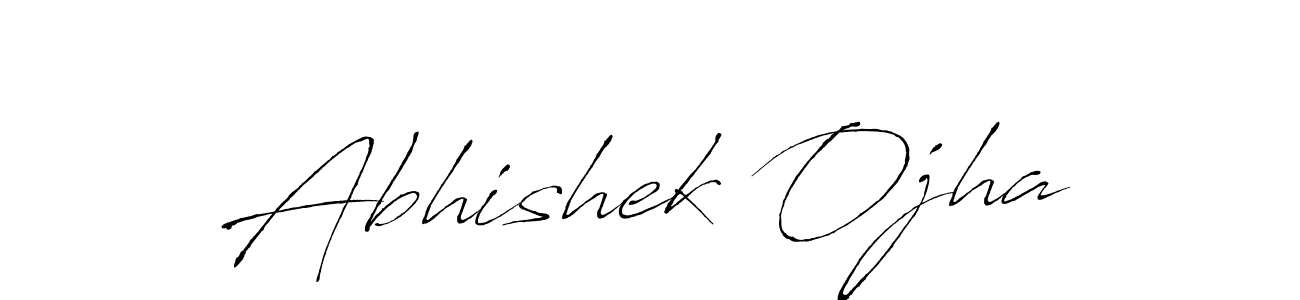 Abhishek Ojha stylish signature style. Best Handwritten Sign (Antro_Vectra) for my name. Handwritten Signature Collection Ideas for my name Abhishek Ojha. Abhishek Ojha signature style 6 images and pictures png