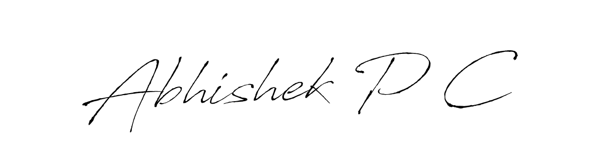 Similarly Antro_Vectra is the best handwritten signature design. Signature creator online .You can use it as an online autograph creator for name Abhishek P C. Abhishek P C signature style 6 images and pictures png