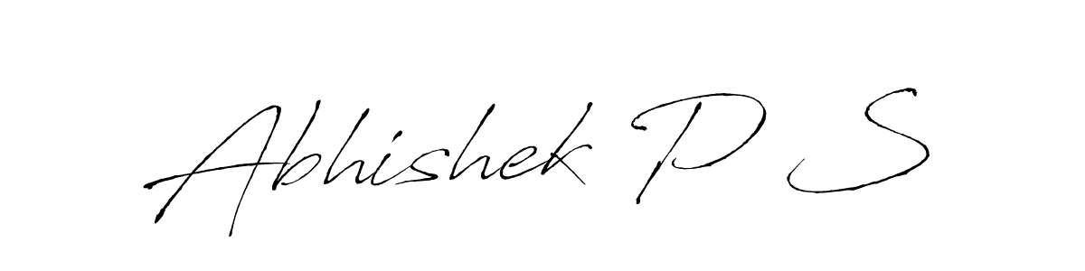 Make a short Abhishek P S signature style. Manage your documents anywhere anytime using Antro_Vectra. Create and add eSignatures, submit forms, share and send files easily. Abhishek P S signature style 6 images and pictures png