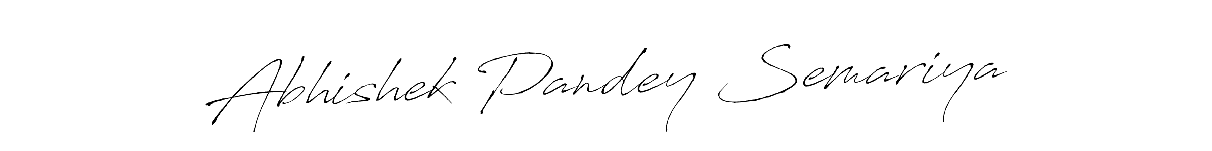 Once you've used our free online signature maker to create your best signature Antro_Vectra style, it's time to enjoy all of the benefits that Abhishek Pandey Semariya name signing documents. Abhishek Pandey Semariya signature style 6 images and pictures png