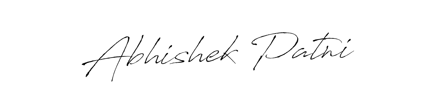 Create a beautiful signature design for name Abhishek Patni. With this signature (Antro_Vectra) fonts, you can make a handwritten signature for free. Abhishek Patni signature style 6 images and pictures png