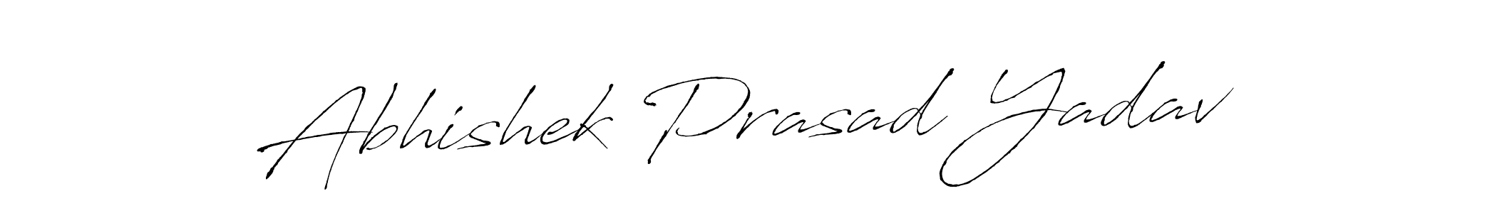 Create a beautiful signature design for name Abhishek Prasad Yadav. With this signature (Antro_Vectra) fonts, you can make a handwritten signature for free. Abhishek Prasad Yadav signature style 6 images and pictures png