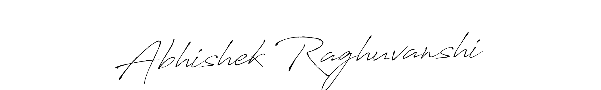 Antro_Vectra is a professional signature style that is perfect for those who want to add a touch of class to their signature. It is also a great choice for those who want to make their signature more unique. Get Abhishek Raghuvanshi name to fancy signature for free. Abhishek Raghuvanshi signature style 6 images and pictures png