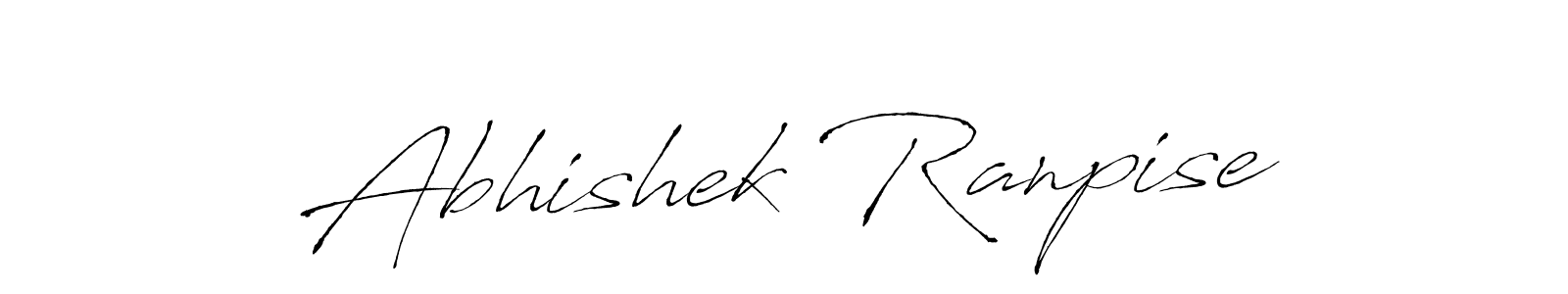 The best way (Antro_Vectra) to make a short signature is to pick only two or three words in your name. The name Abhishek Ranpise include a total of six letters. For converting this name. Abhishek Ranpise signature style 6 images and pictures png