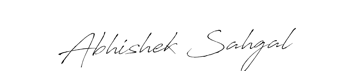 Abhishek Sahgal stylish signature style. Best Handwritten Sign (Antro_Vectra) for my name. Handwritten Signature Collection Ideas for my name Abhishek Sahgal. Abhishek Sahgal signature style 6 images and pictures png