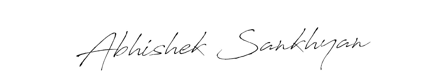 It looks lik you need a new signature style for name Abhishek Sankhyan. Design unique handwritten (Antro_Vectra) signature with our free signature maker in just a few clicks. Abhishek Sankhyan signature style 6 images and pictures png