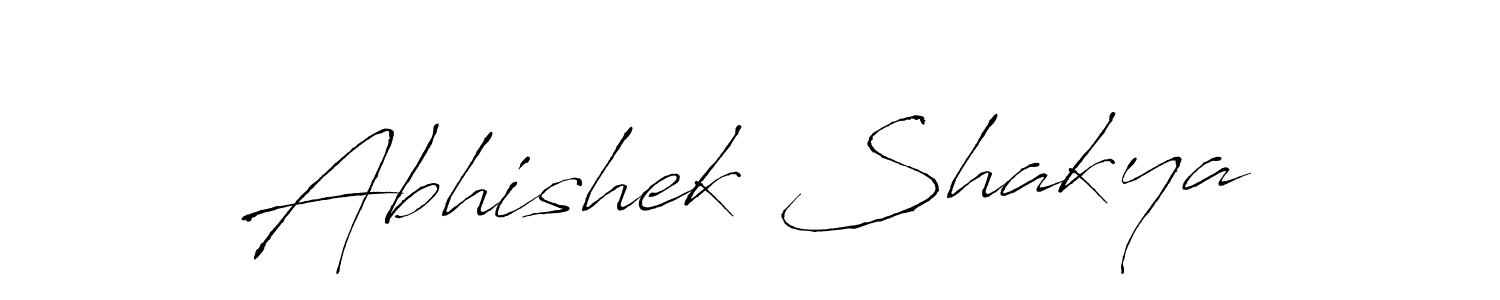 How to make Abhishek Shakya signature? Antro_Vectra is a professional autograph style. Create handwritten signature for Abhishek Shakya name. Abhishek Shakya signature style 6 images and pictures png