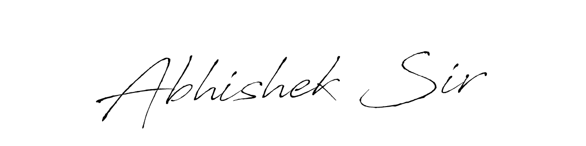 How to make Abhishek Sir name signature. Use Antro_Vectra style for creating short signs online. This is the latest handwritten sign. Abhishek Sir signature style 6 images and pictures png