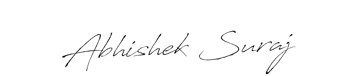 Make a short Abhishek Suraj signature style. Manage your documents anywhere anytime using Antro_Vectra. Create and add eSignatures, submit forms, share and send files easily. Abhishek Suraj signature style 6 images and pictures png