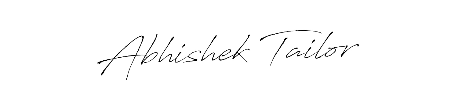 Abhishek Tailor stylish signature style. Best Handwritten Sign (Antro_Vectra) for my name. Handwritten Signature Collection Ideas for my name Abhishek Tailor. Abhishek Tailor signature style 6 images and pictures png