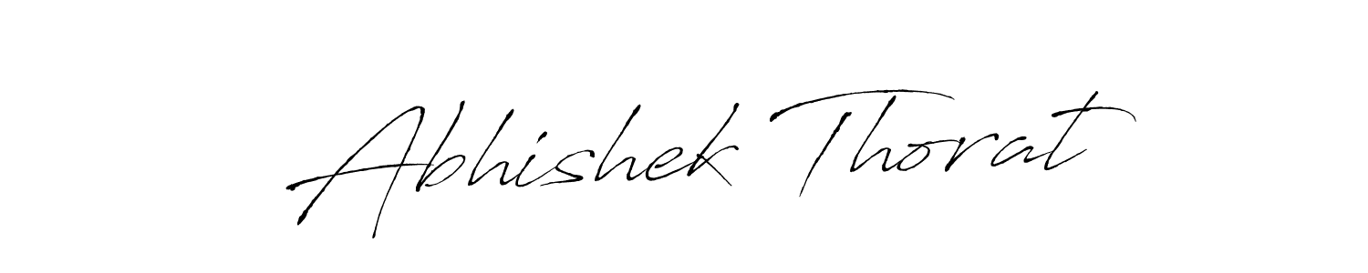 It looks lik you need a new signature style for name Abhishek Thorat. Design unique handwritten (Antro_Vectra) signature with our free signature maker in just a few clicks. Abhishek Thorat signature style 6 images and pictures png