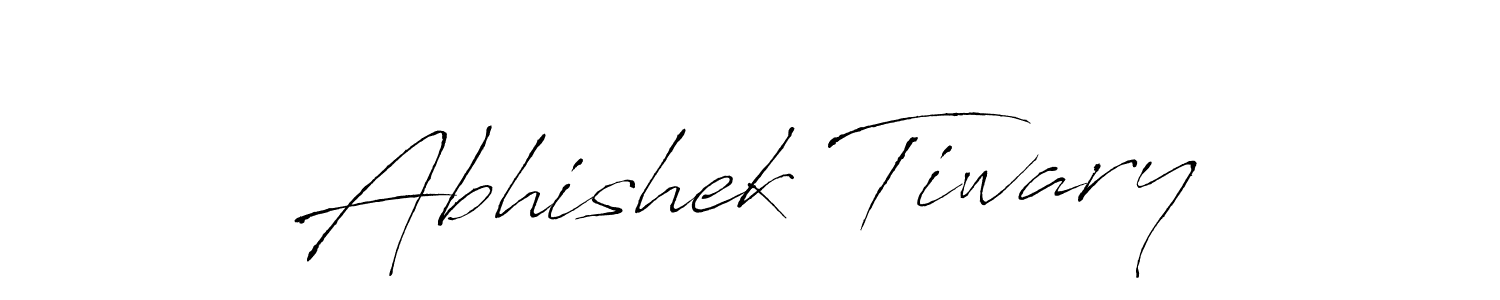 Design your own signature with our free online signature maker. With this signature software, you can create a handwritten (Antro_Vectra) signature for name Abhishek Tiwary. Abhishek Tiwary signature style 6 images and pictures png