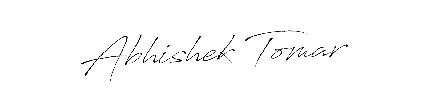 Create a beautiful signature design for name Abhishek Tomar. With this signature (Antro_Vectra) fonts, you can make a handwritten signature for free. Abhishek Tomar signature style 6 images and pictures png