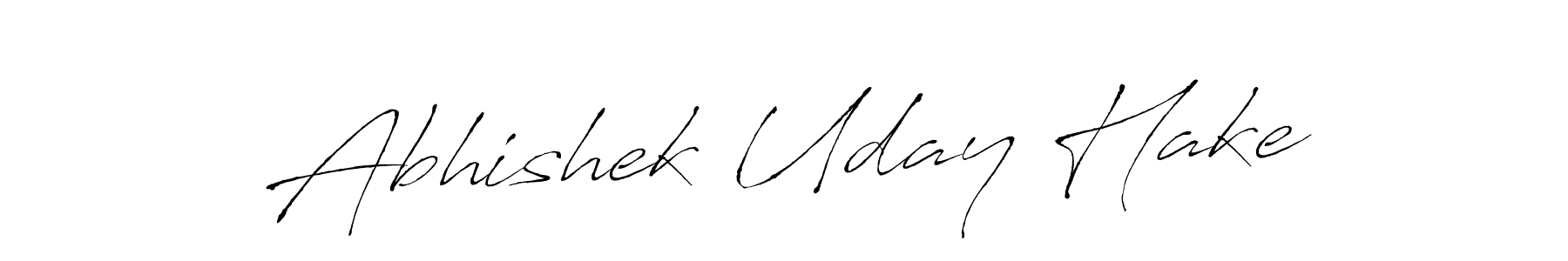 Make a short Abhishek Uday Hake signature style. Manage your documents anywhere anytime using Antro_Vectra. Create and add eSignatures, submit forms, share and send files easily. Abhishek Uday Hake signature style 6 images and pictures png