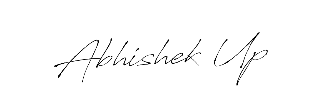 This is the best signature style for the Abhishek Up name. Also you like these signature font (Antro_Vectra). Mix name signature. Abhishek Up signature style 6 images and pictures png