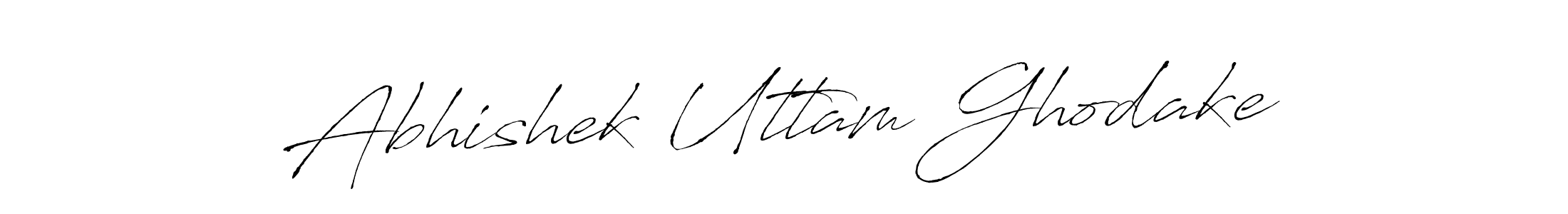 This is the best signature style for the Abhishek Uttam Ghodake name. Also you like these signature font (Antro_Vectra). Mix name signature. Abhishek Uttam Ghodake signature style 6 images and pictures png