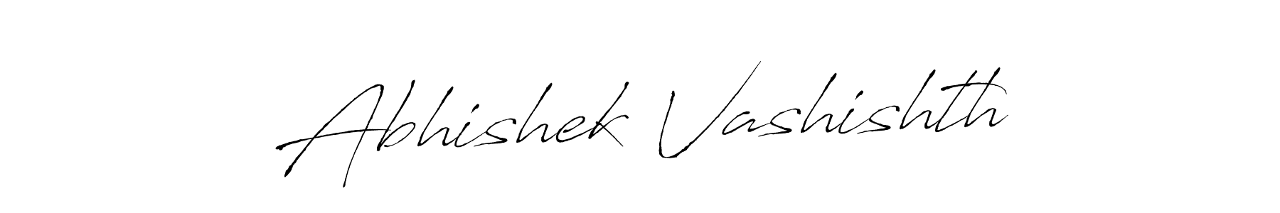It looks lik you need a new signature style for name Abhishek Vashishth. Design unique handwritten (Antro_Vectra) signature with our free signature maker in just a few clicks. Abhishek Vashishth signature style 6 images and pictures png
