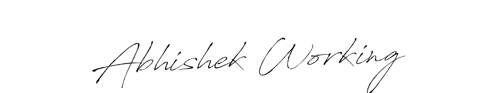 Make a beautiful signature design for name Abhishek Working. Use this online signature maker to create a handwritten signature for free. Abhishek Working signature style 6 images and pictures png