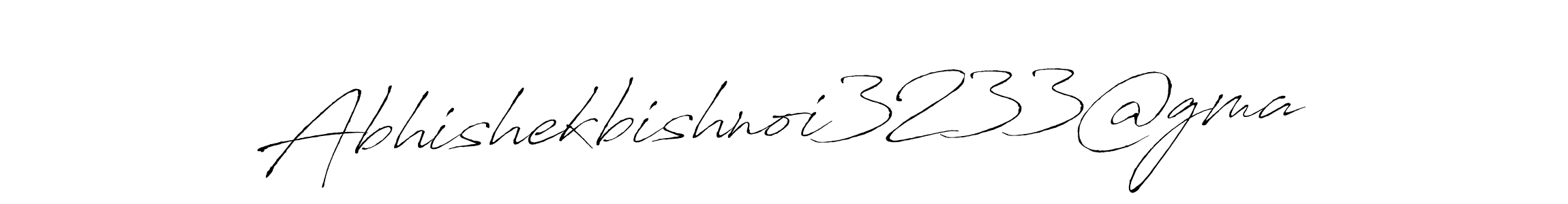 Make a beautiful signature design for name Abhishekbishnoi3233@gma. With this signature (Antro_Vectra) style, you can create a handwritten signature for free. Abhishekbishnoi3233@gma signature style 6 images and pictures png