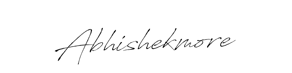 Create a beautiful signature design for name Abhishekmore. With this signature (Antro_Vectra) fonts, you can make a handwritten signature for free. Abhishekmore signature style 6 images and pictures png