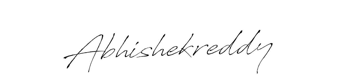 Make a beautiful signature design for name Abhishekreddy. With this signature (Antro_Vectra) style, you can create a handwritten signature for free. Abhishekreddy signature style 6 images and pictures png