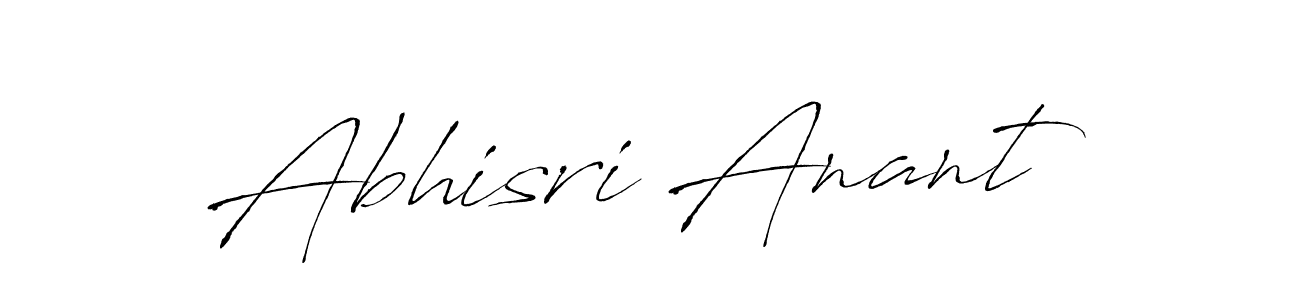 Create a beautiful signature design for name Abhisri Anant. With this signature (Antro_Vectra) fonts, you can make a handwritten signature for free. Abhisri Anant signature style 6 images and pictures png