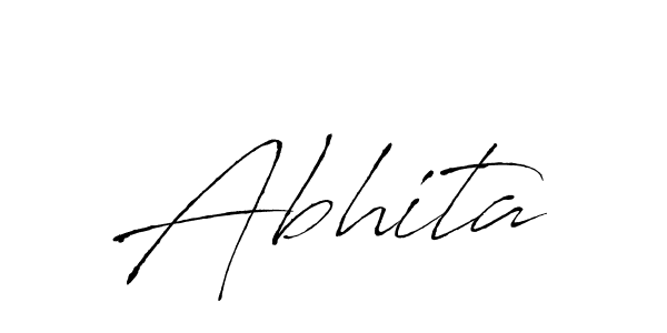 Antro_Vectra is a professional signature style that is perfect for those who want to add a touch of class to their signature. It is also a great choice for those who want to make their signature more unique. Get Abhita name to fancy signature for free. Abhita signature style 6 images and pictures png