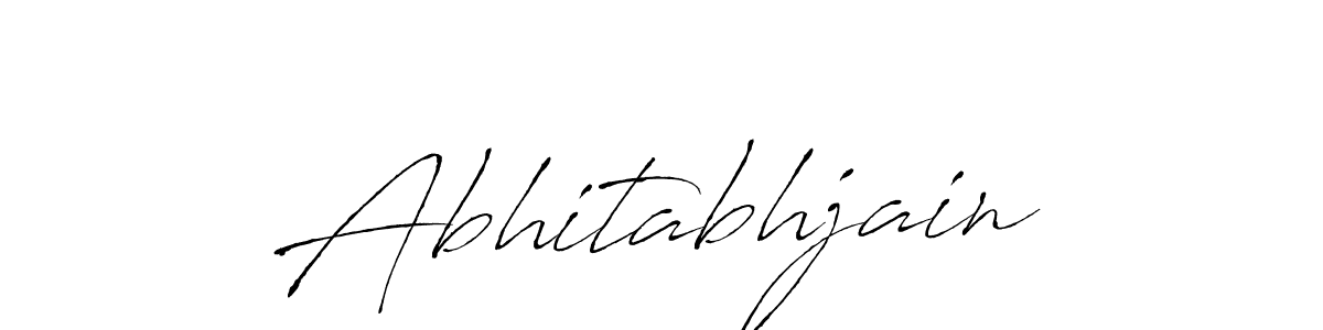 Create a beautiful signature design for name Abhitabhjain. With this signature (Antro_Vectra) fonts, you can make a handwritten signature for free. Abhitabhjain signature style 6 images and pictures png