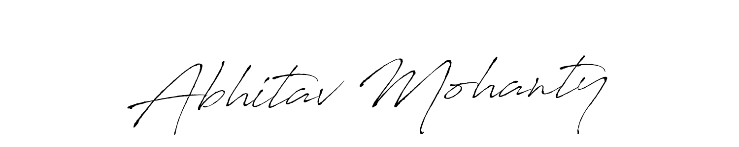 How to make Abhitav Mohanty signature? Antro_Vectra is a professional autograph style. Create handwritten signature for Abhitav Mohanty name. Abhitav Mohanty signature style 6 images and pictures png