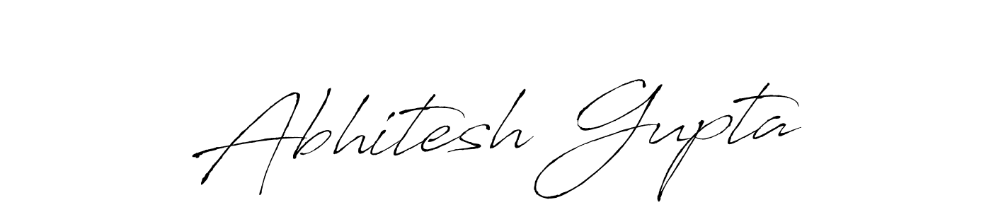 Design your own signature with our free online signature maker. With this signature software, you can create a handwritten (Antro_Vectra) signature for name Abhitesh Gupta. Abhitesh Gupta signature style 6 images and pictures png