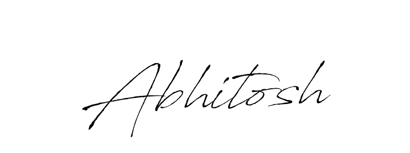 How to make Abhitosh name signature. Use Antro_Vectra style for creating short signs online. This is the latest handwritten sign. Abhitosh signature style 6 images and pictures png